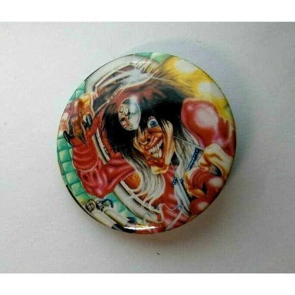 Motley Crue Dr. Feelgood Tour Vintage 1989 Badge Button Pin Pinback Heavy Metal - Picture 1 of 5